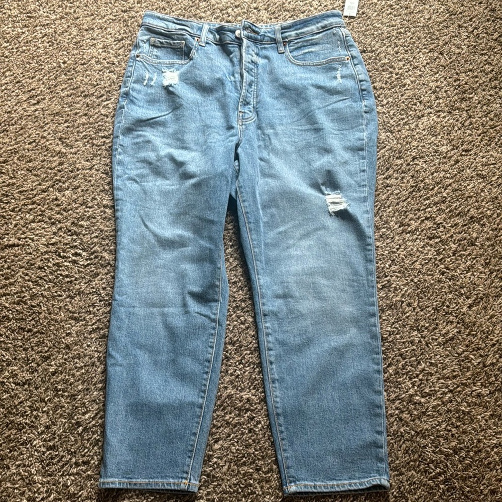 Old Navy - Higher High-Waisted Button-Fly O.G. Straight Jeans for Women